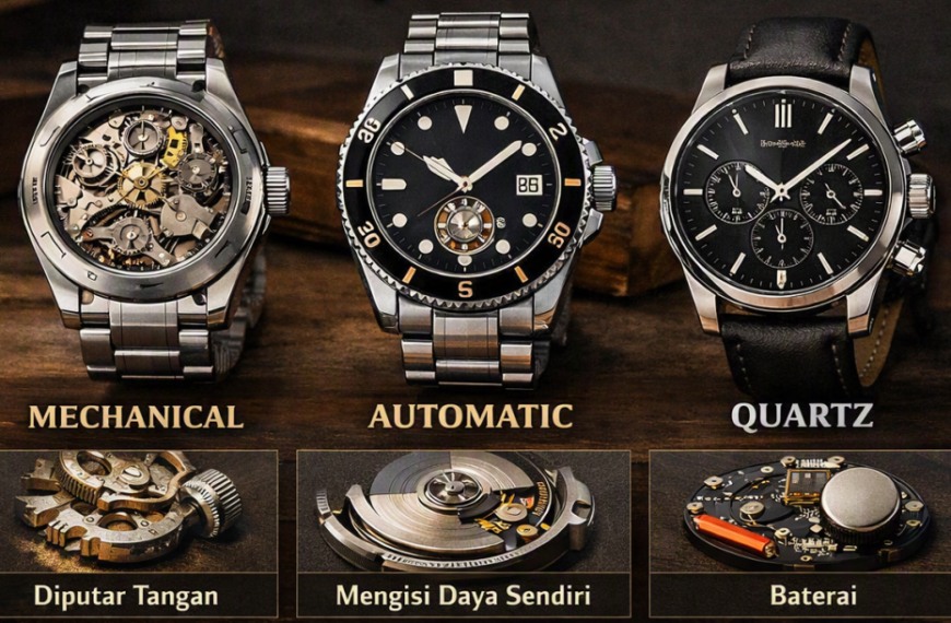 Panduan Memahami Jam Mechanical, Automatic, dan Quartz